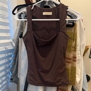 Brown Women's Top